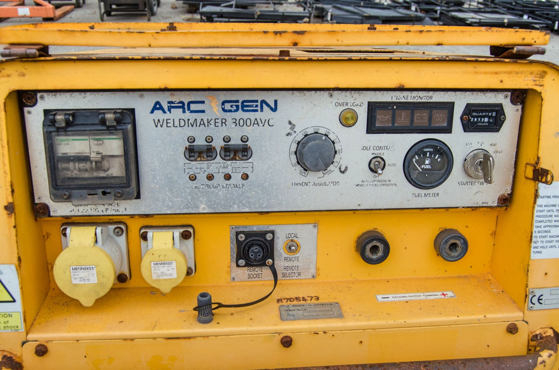 Arc Gen Weldmaker 300 AVC diesel driven fast tow welder/generator Year: 2015 S/N: 1302675 Recorded - Image 3 of 4
