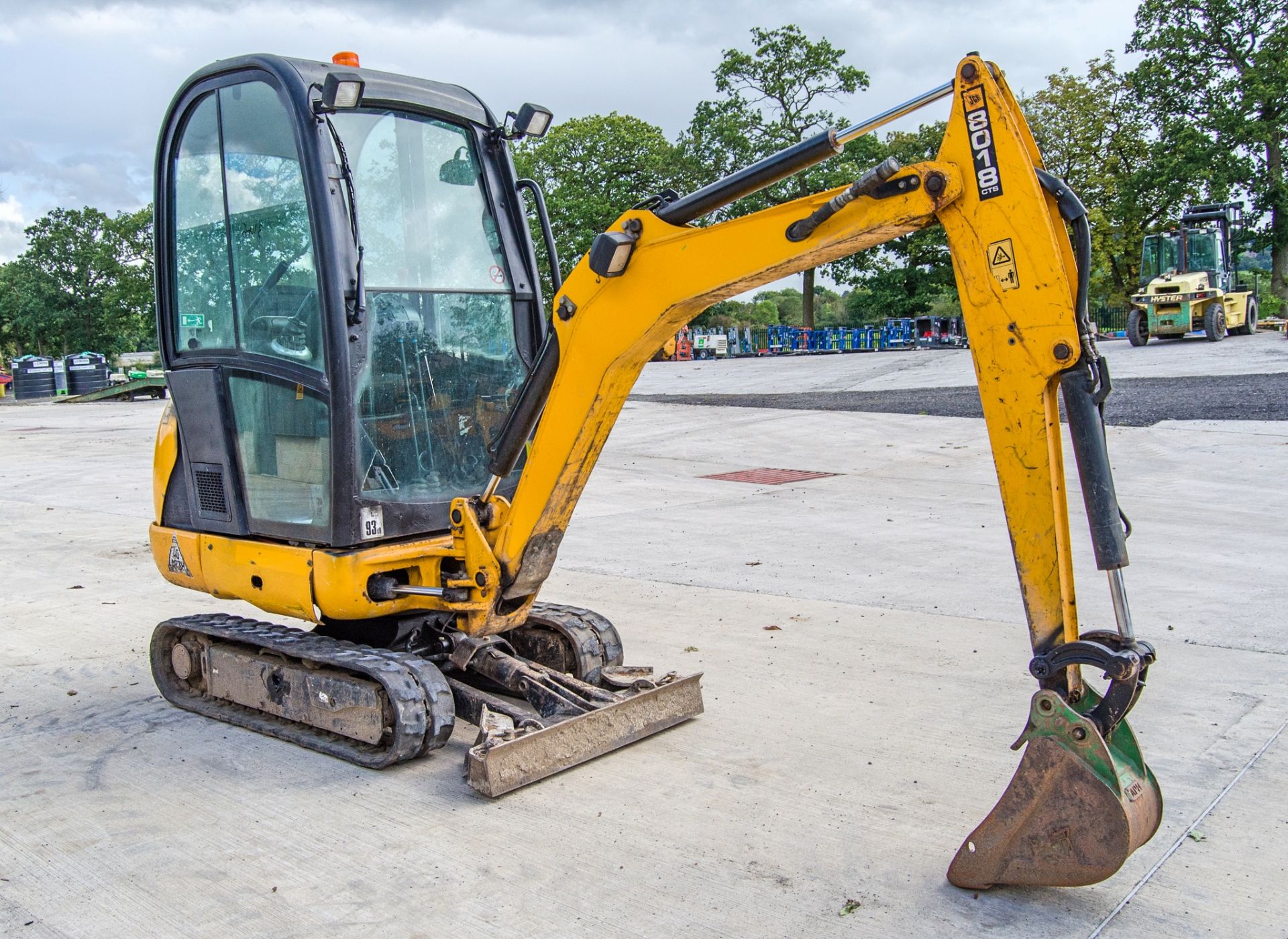 JCB 8018 CTS 1.5 tonne rubber tracked mini excavator Year: 2017 S/N: 2545483 Recorded Hours: 2042 - Image 2 of 26