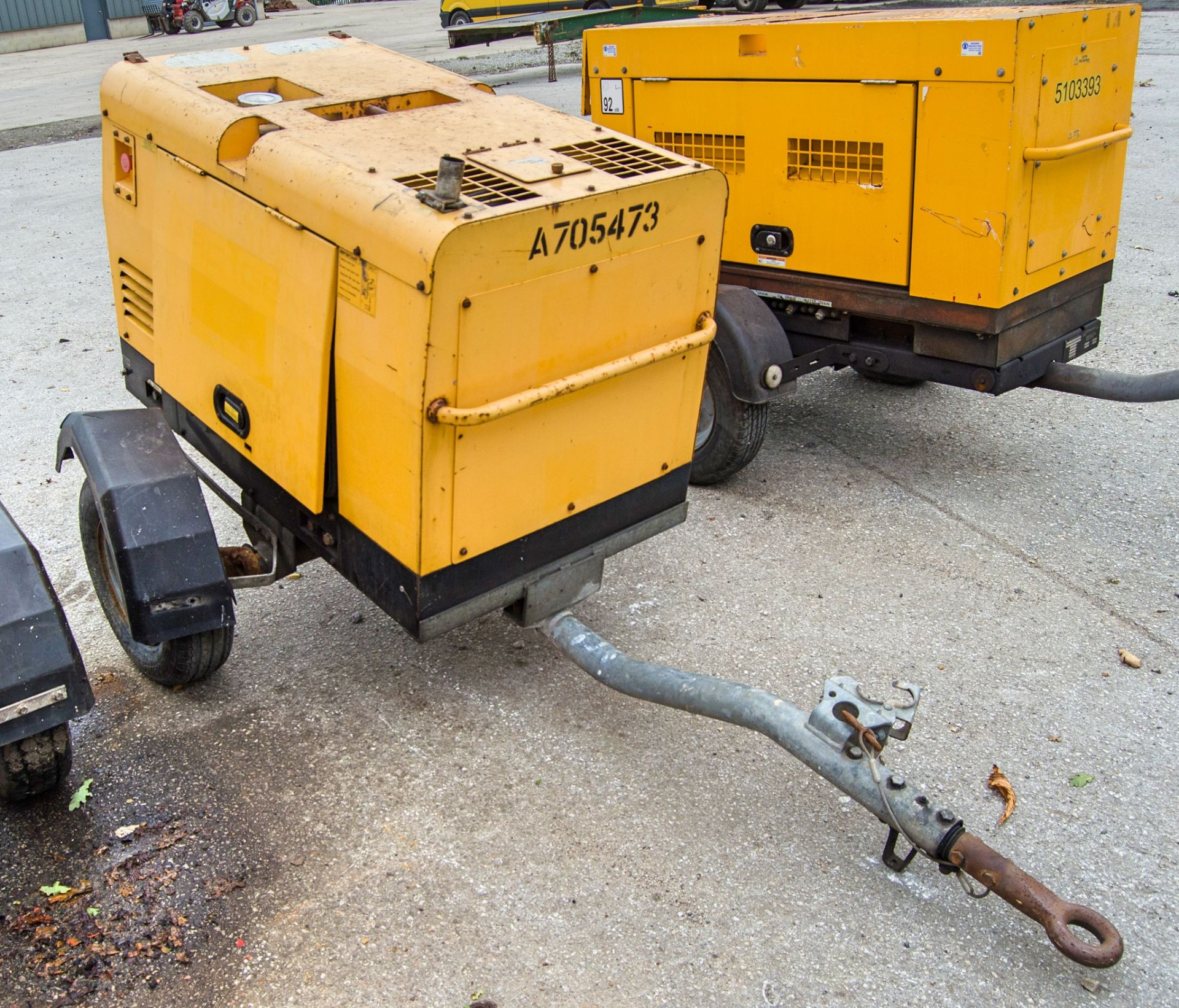 Arc Gen Weldmaker 300 AVC diesel driven fast tow welder/generator Year: 2015 S/N: 1302675 Recorded