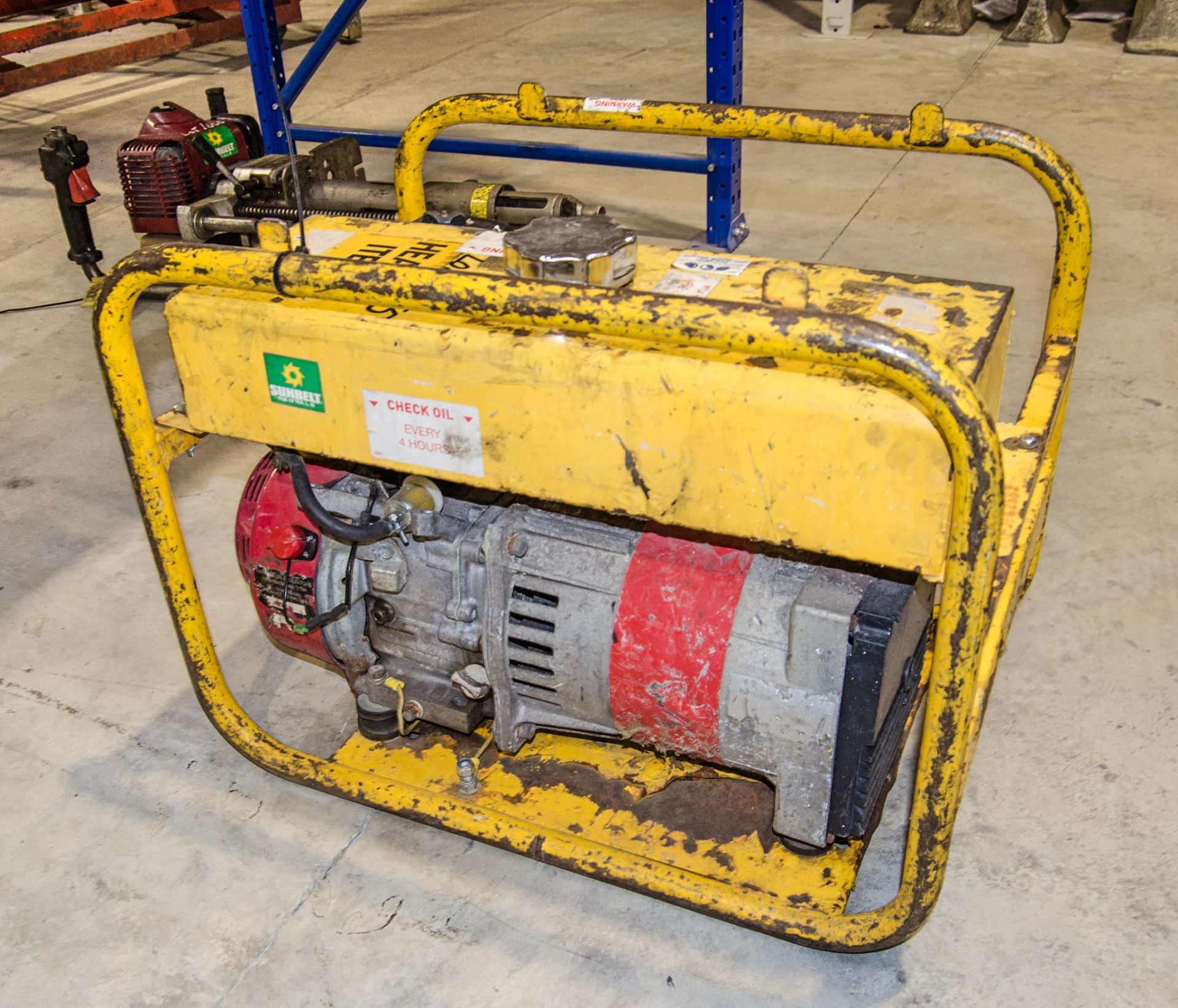 3 kva 110v petrol driven generator A142662 - Image 2 of 2
