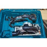 Makita BH5630 18v cordless 165mm circular saw c/w carry case ** No battery or charger, part