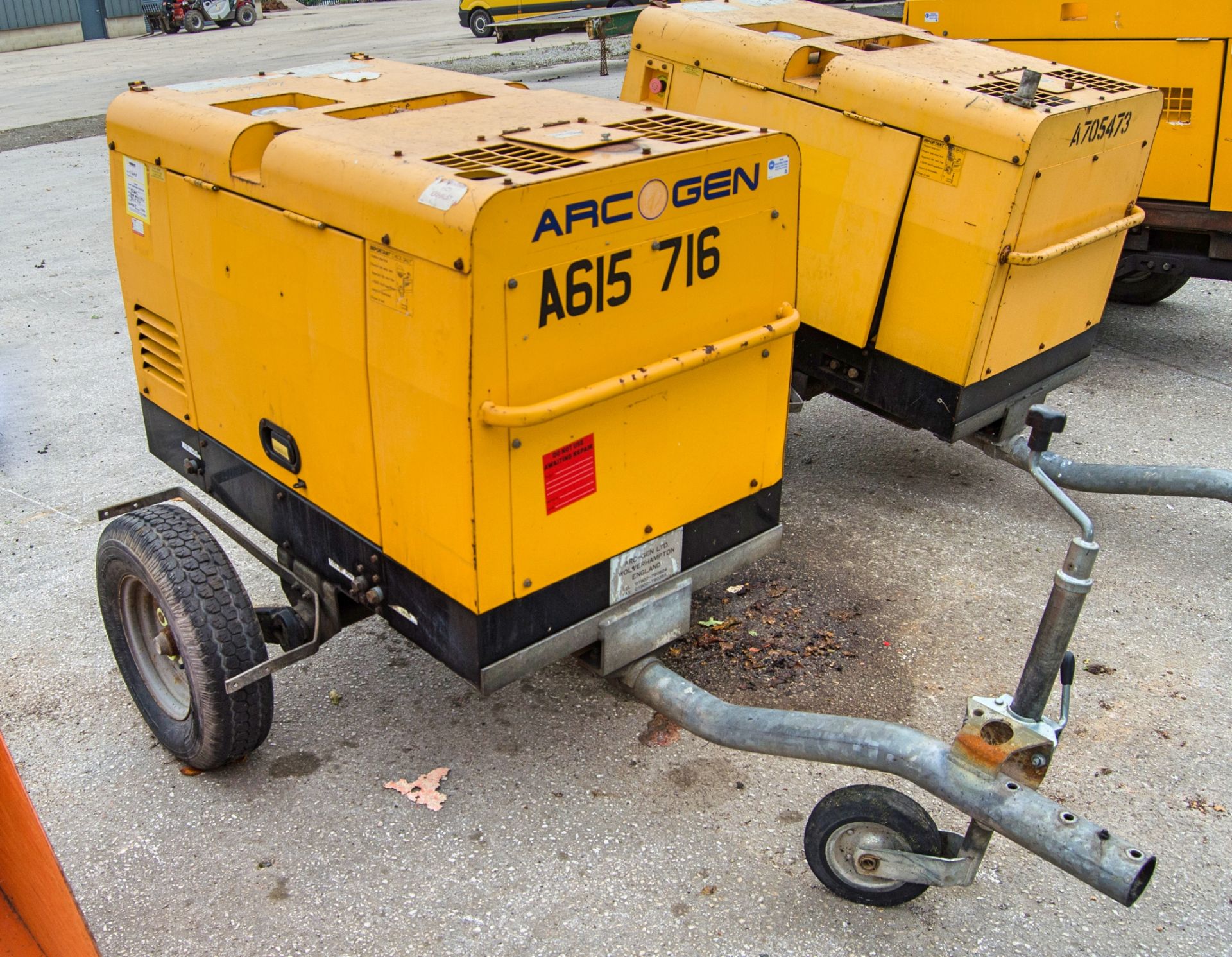 Arc Gen Weldmaker 300 AVC diesel driven fast tow welder/generator Year: 2013 S/N: 1302456 Recorded