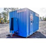 Boss Cabins 12ft x 8ft mobile anti vandal welfare site unit Comprising of: canteen area, toilet &