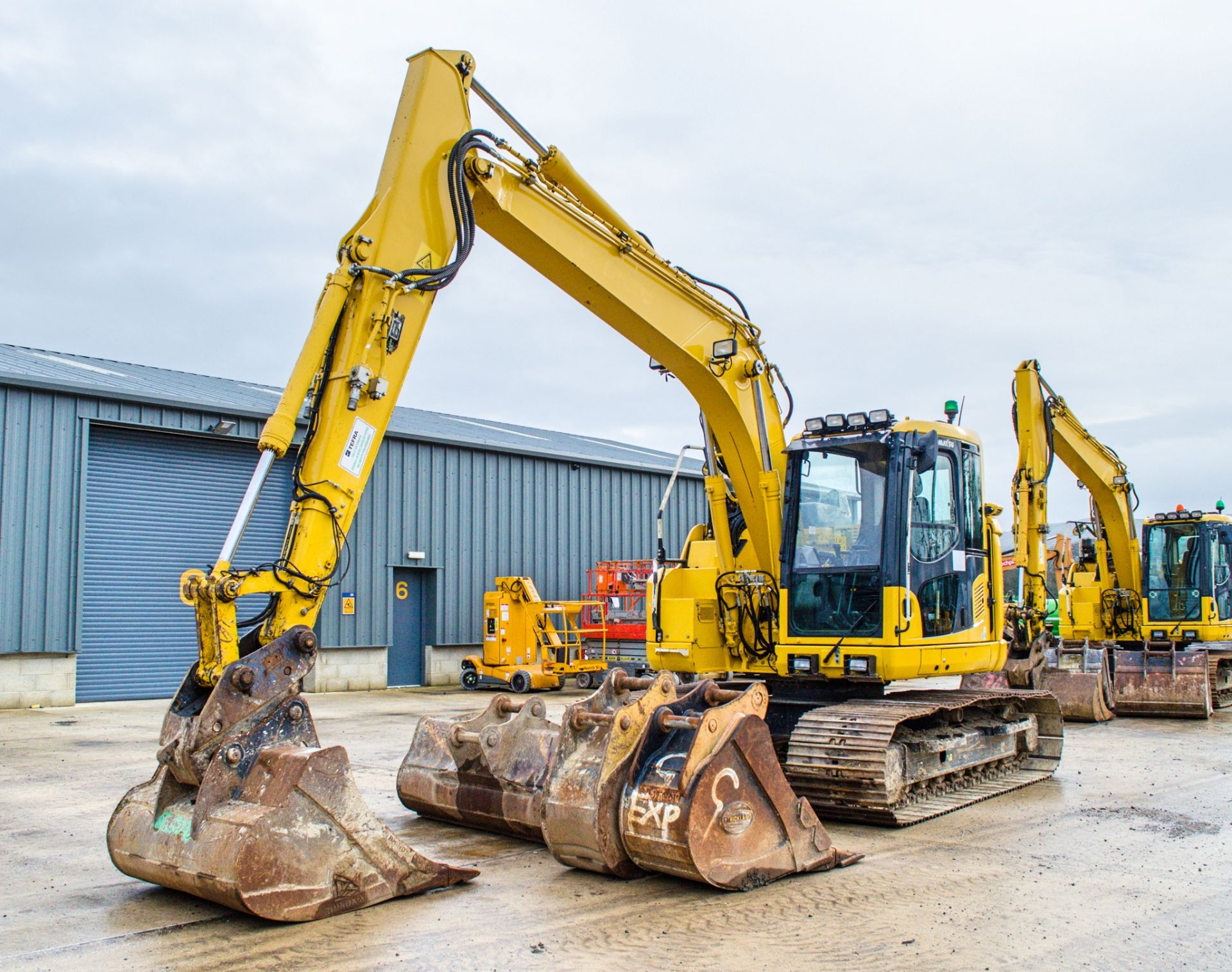 Komatsu PC138 US-11 13.8 tonne steel tracked excavator Year: 2018 S/N: JUF50661 Recorded Hours: 4360