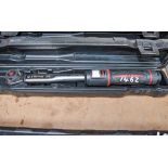 Norbar 1/2 inch drive torque wrench c/w carry case A857284