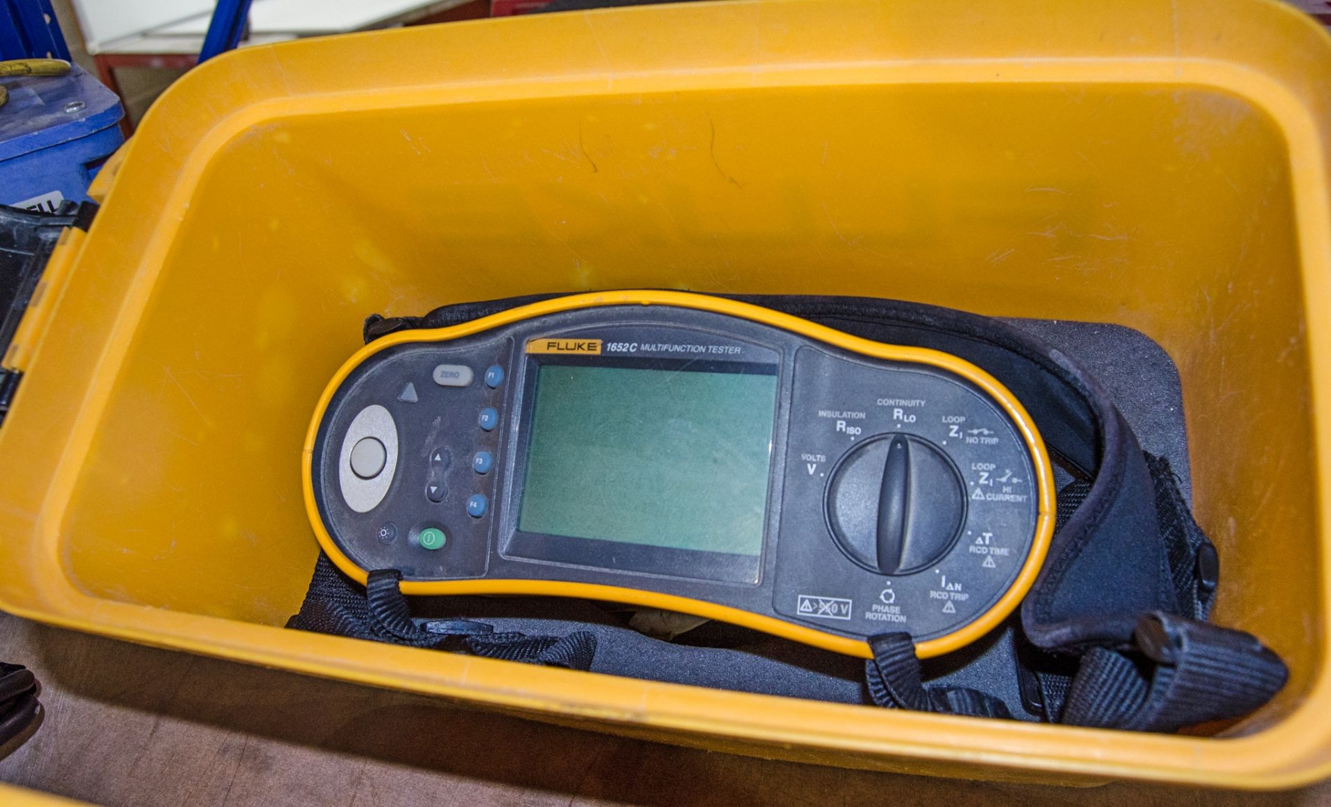 Fluke 1652C multifunction electrical tester c/w carry case 3532030