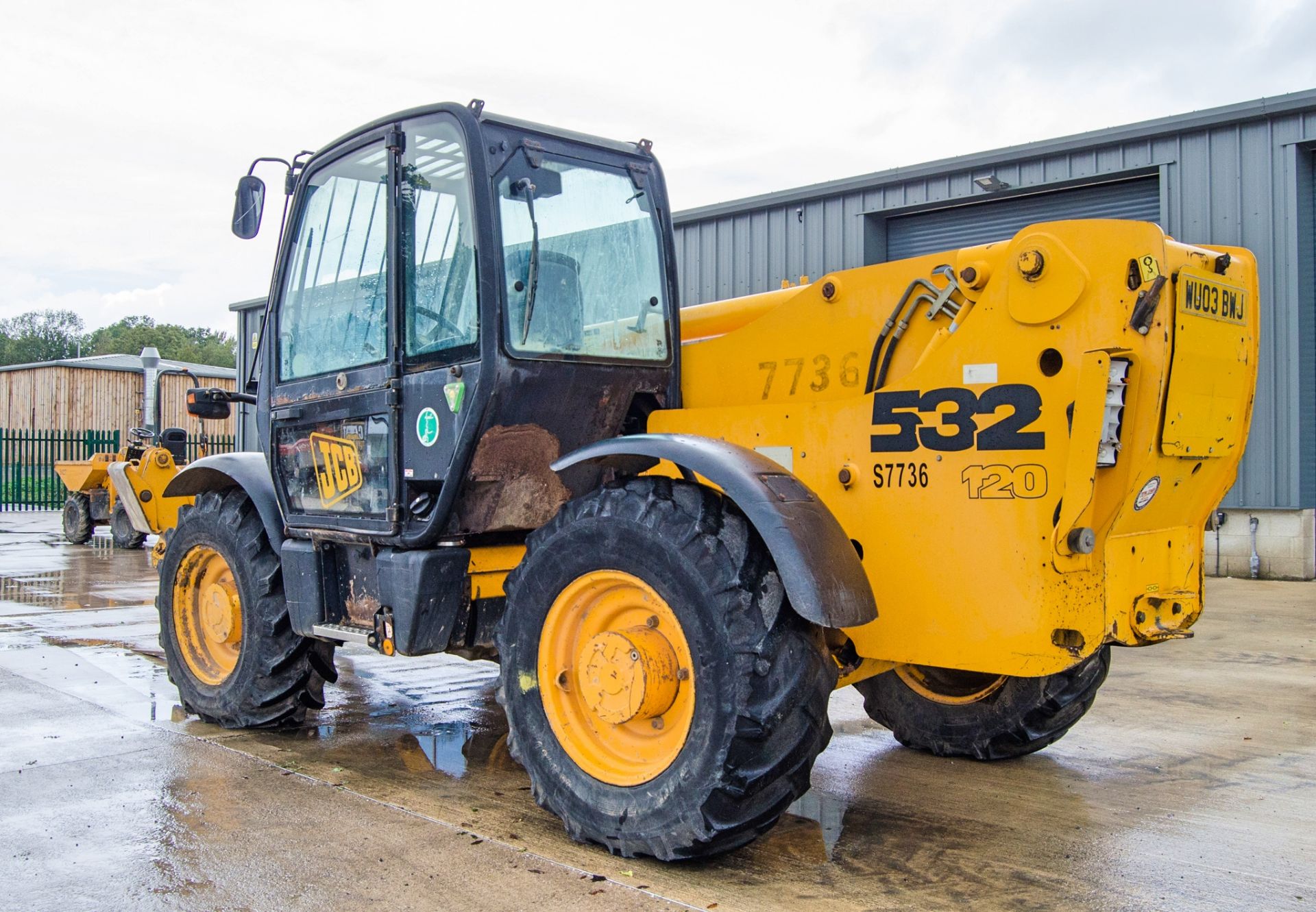 JCB 532-120 12 metre telescopic handler Year: 2003 S/N: 1016719 Recorded Hours: 9371 7736 - Image 4 of 23