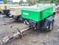 Doosan 741 diesel driven fast tow mobile air compressor Year: 2015 S/N: 433035 Recorded hours: