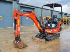 Kubota KX016-4 1.5 tonne rubber tracked mini excavator Year: 2020 S/N: CZC70911 Recorded Hours: