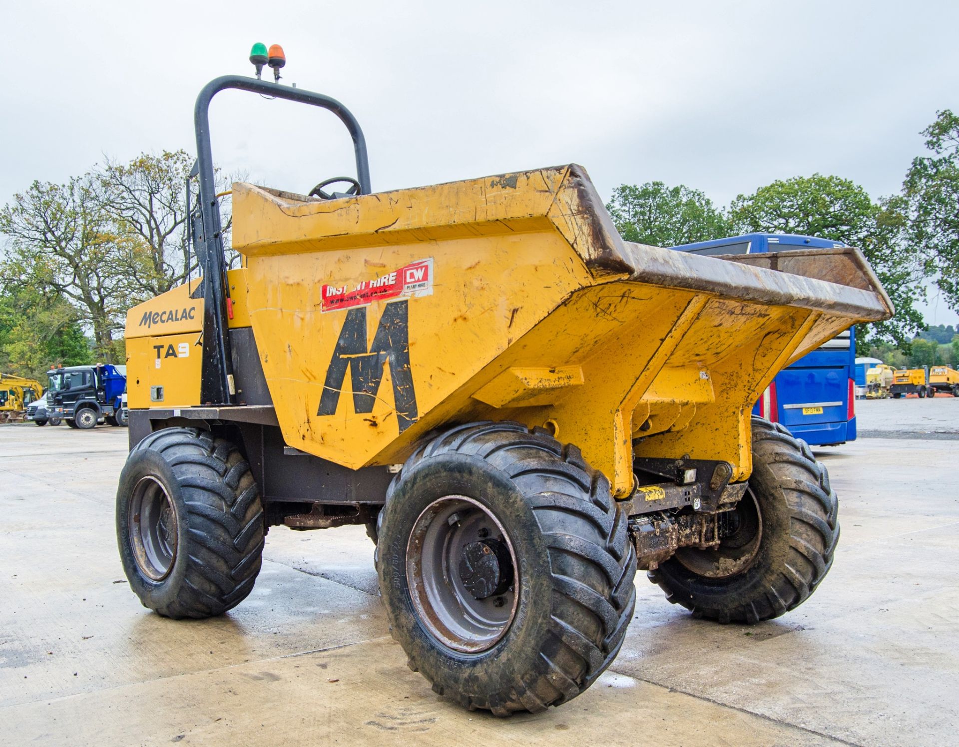 Mecalac TA9 9 tonne straight skip dumper Year: 2018 S/N: EJ2PS4319 Recorded Hours: 2157 82422 - Image 2 of 22