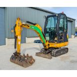 JCB 8018 CTS 1.5 tonne rubber tracked mini excavator Year: 2017 S/N: 2545488 Recorded Hours: 1284