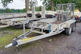 Indespension 8ft x 4ft tandem axle plant trailer S/N: 121061 A697812