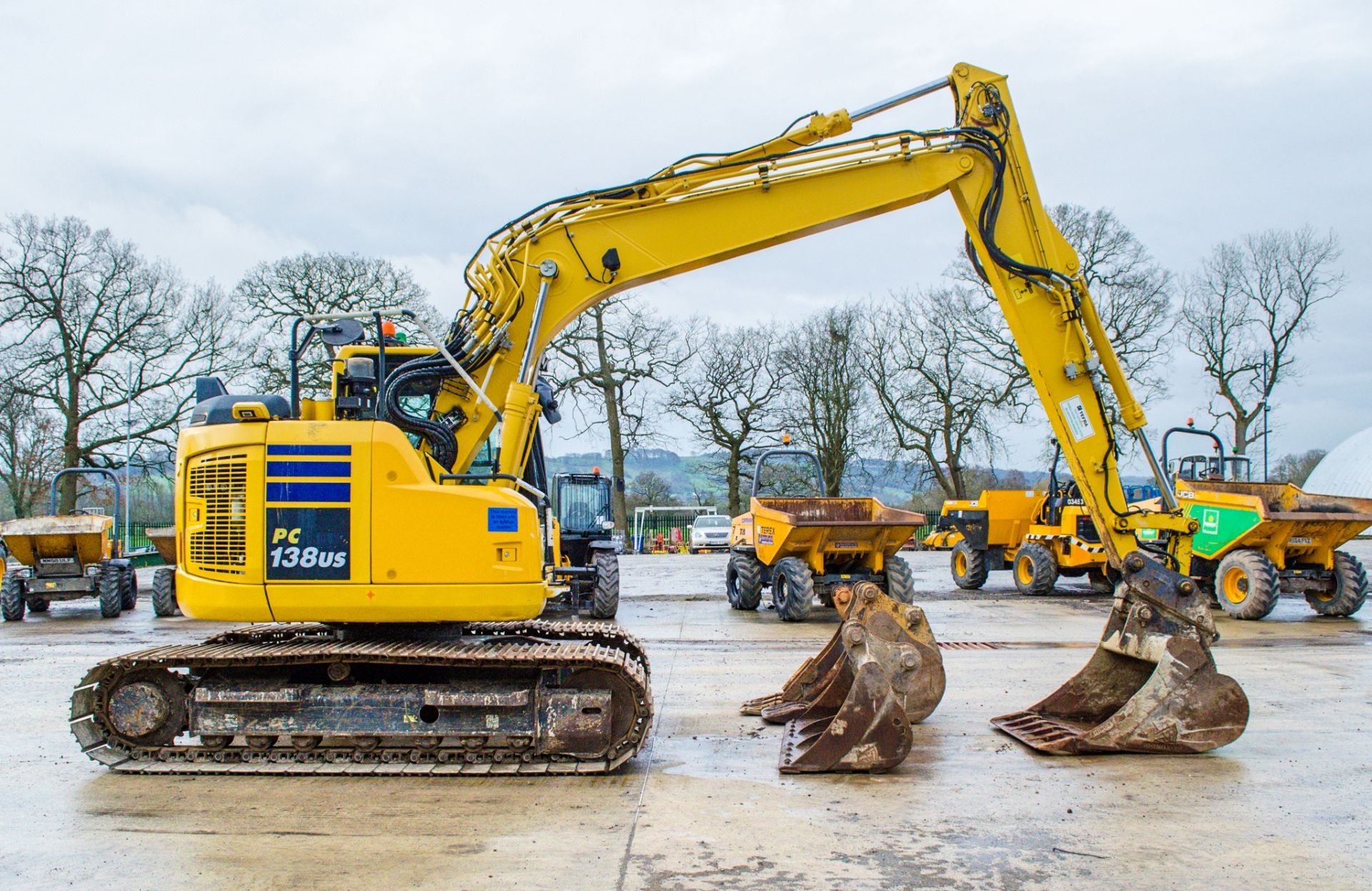 Komatsu PC138 US-11 13.8 tonne steel tracked excavator Year: 2018 S/N: JUF50661 Recorded Hours: 4360 - Image 7 of 28