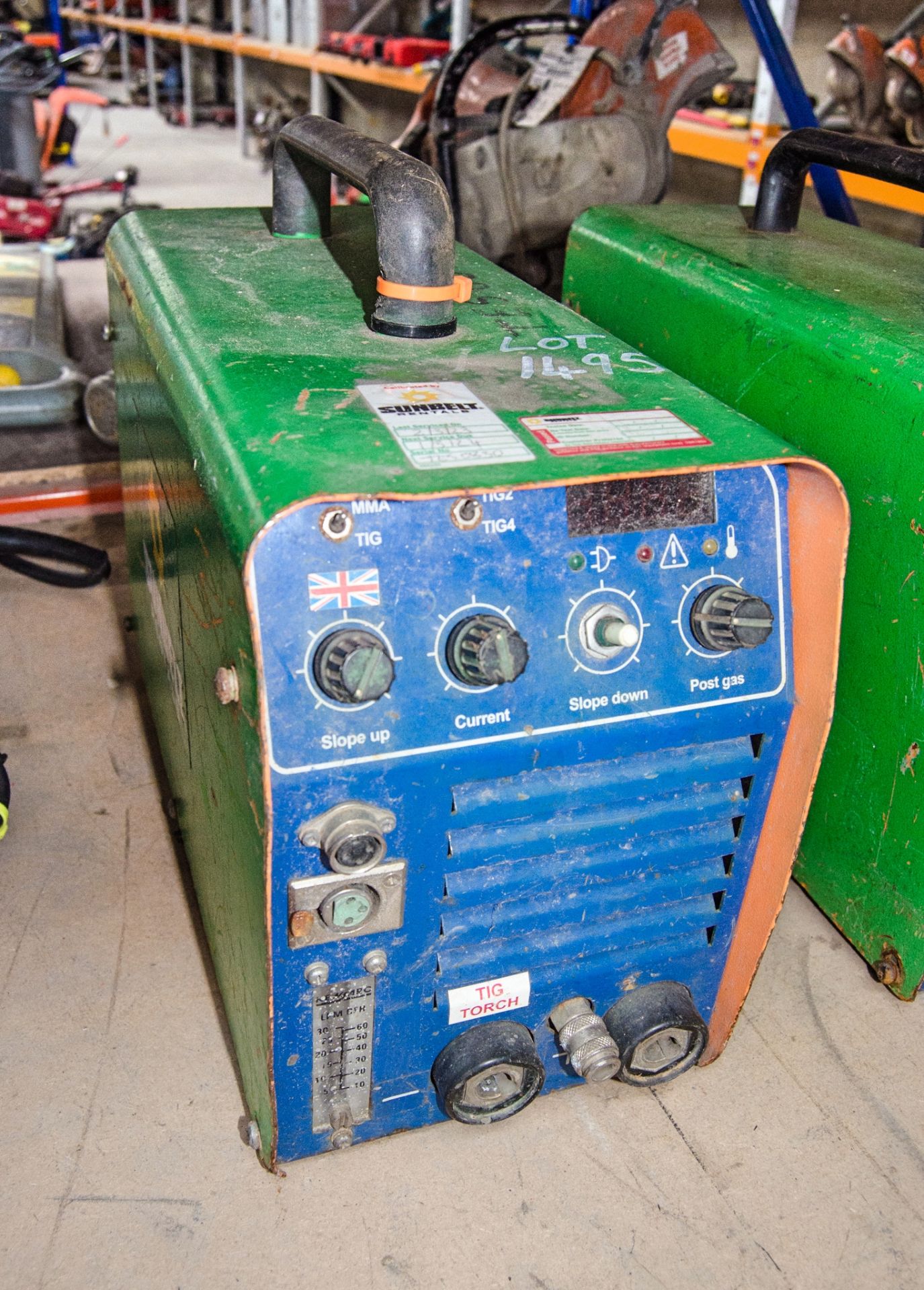 Newarc tig welder TES0830