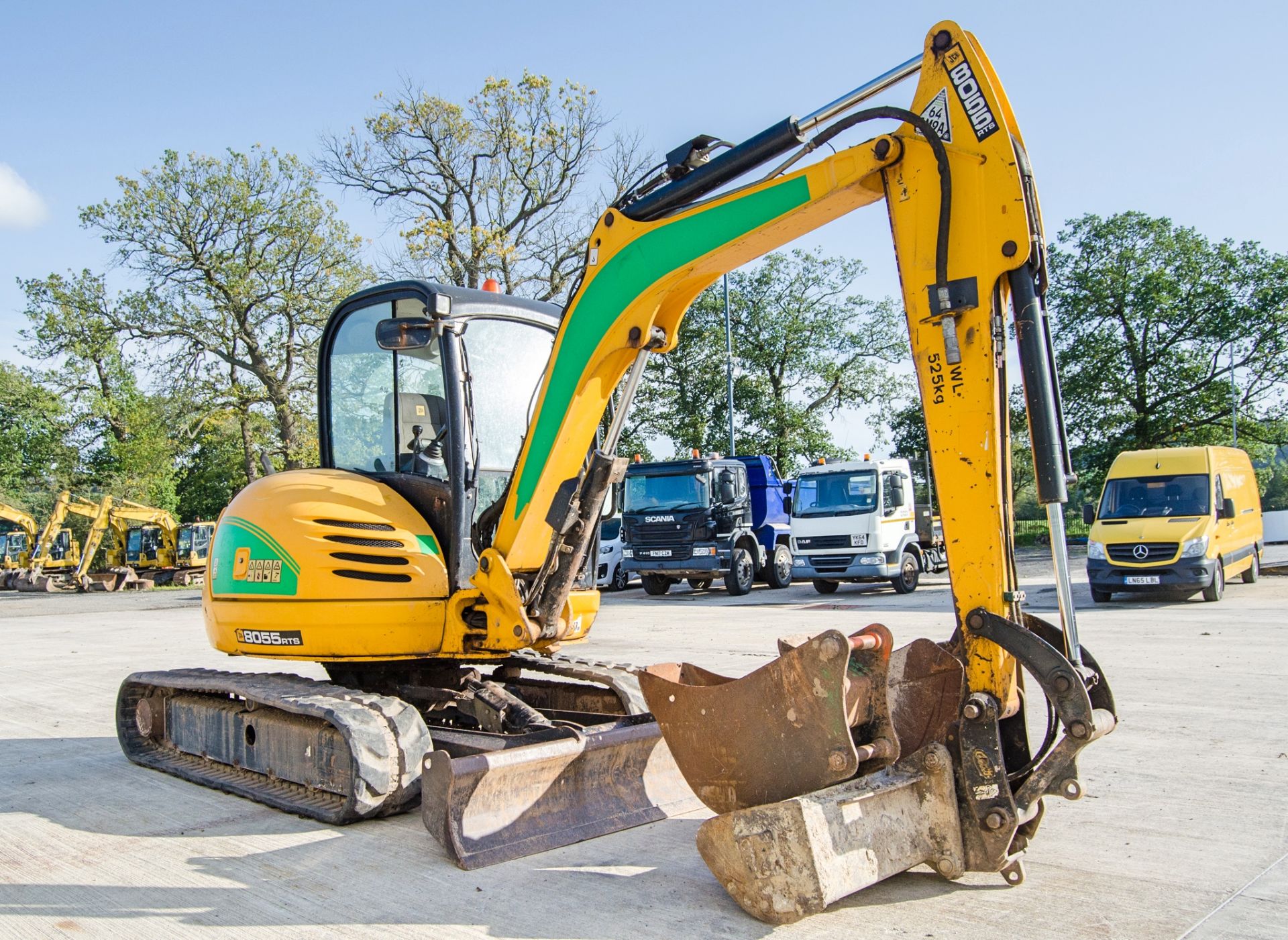 JCB 8055 RTS 5.5 tonne rubber tracked excavator Year: 2015 S/N: 2426389 Recorded Hours: 2980 - Image 2 of 25