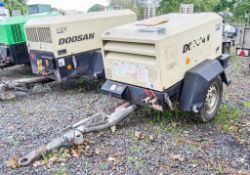 Doosan 720 diesel driven fast tow air compressor Year: 2012 S/N: 123292 Recorded Hours: 542