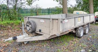 Graham Edwards 12ft x 7ft tandem axle plant trailer S/N: 15013525 ** No ramps ** A709398