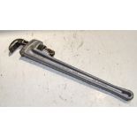 Ridgid 24 inch aluminium pipe wrench A774440