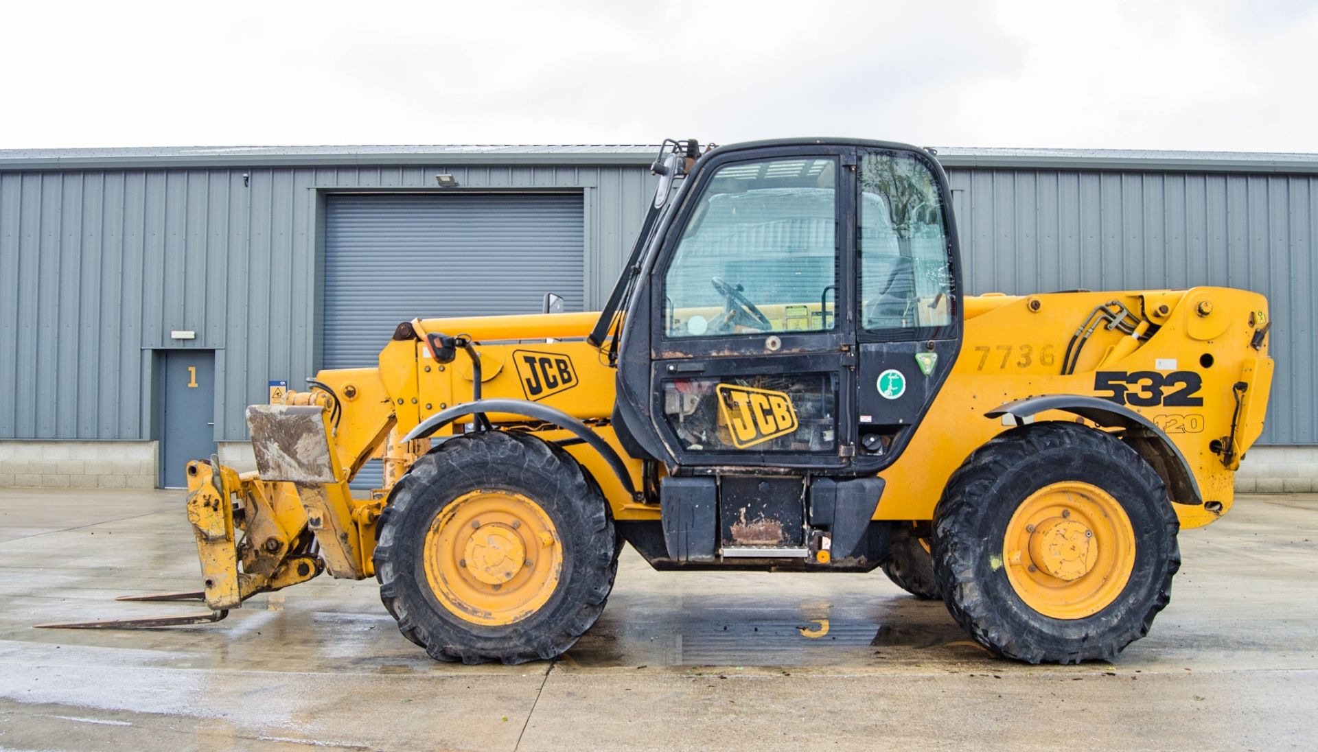 JCB 532-120 12 metre telescopic handler Year: 2003 S/N: 1016719 Recorded Hours: 9371 7736 - Image 7 of 23