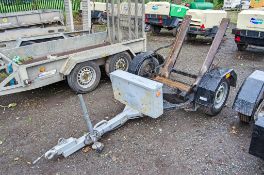 Single axle pedestrian roller trailer A772659