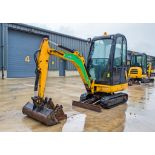 JCB 8018 CTS 1.5 tonne rubber tracked mini excavator Year: 2016 S/N: 2497624 Recorded Hours: 2351