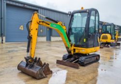 JCB 8018 CTS 1.5 tonne rubber tracked mini excavator Year: 2016 S/N: 2497624 Recorded Hours: 2351