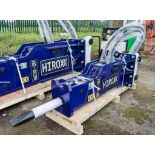 Hirox HDX20 hydraulic breaker to suit 5 tonne excavator Pin diameter: 45mm Pin centres: 240mm Pin