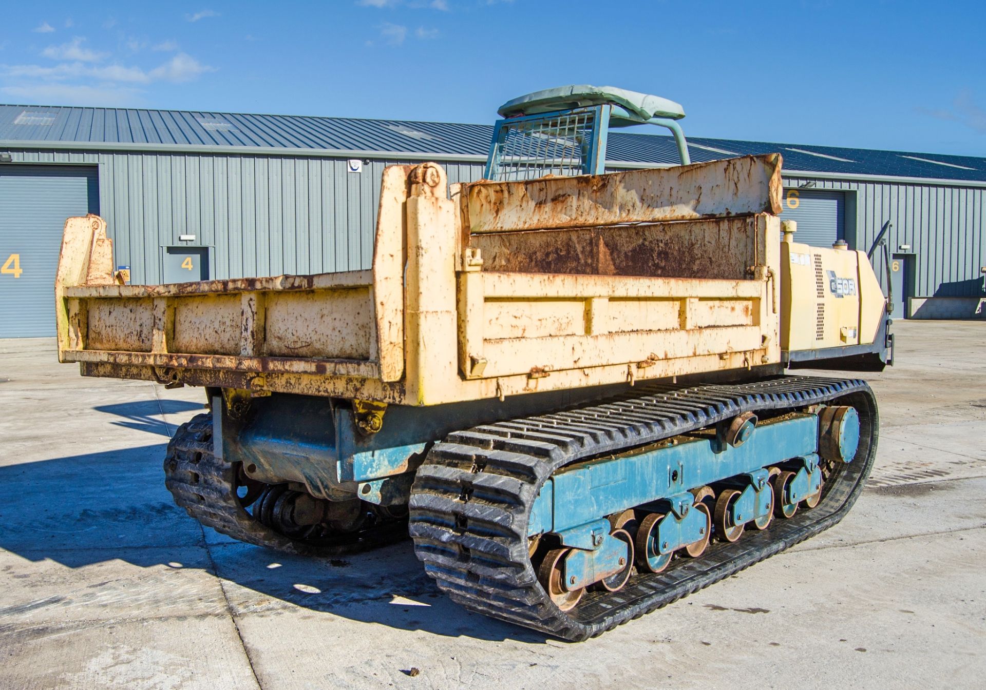 Yanmar C50R-2 5 tonne rubber tracked dumper Recorded Hours: Not shown (Clock missing) ** No VAT on - Image 4 of 25