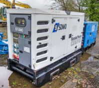 SDMO R66 60 kva diesel driven generator Recorded Hours: 18339 A583177