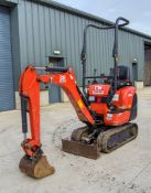 Kubota K008-3 0.8 tonne rubber tracked micro excavator Year: 2018 S/N: 31225 Recorded Hours: 966