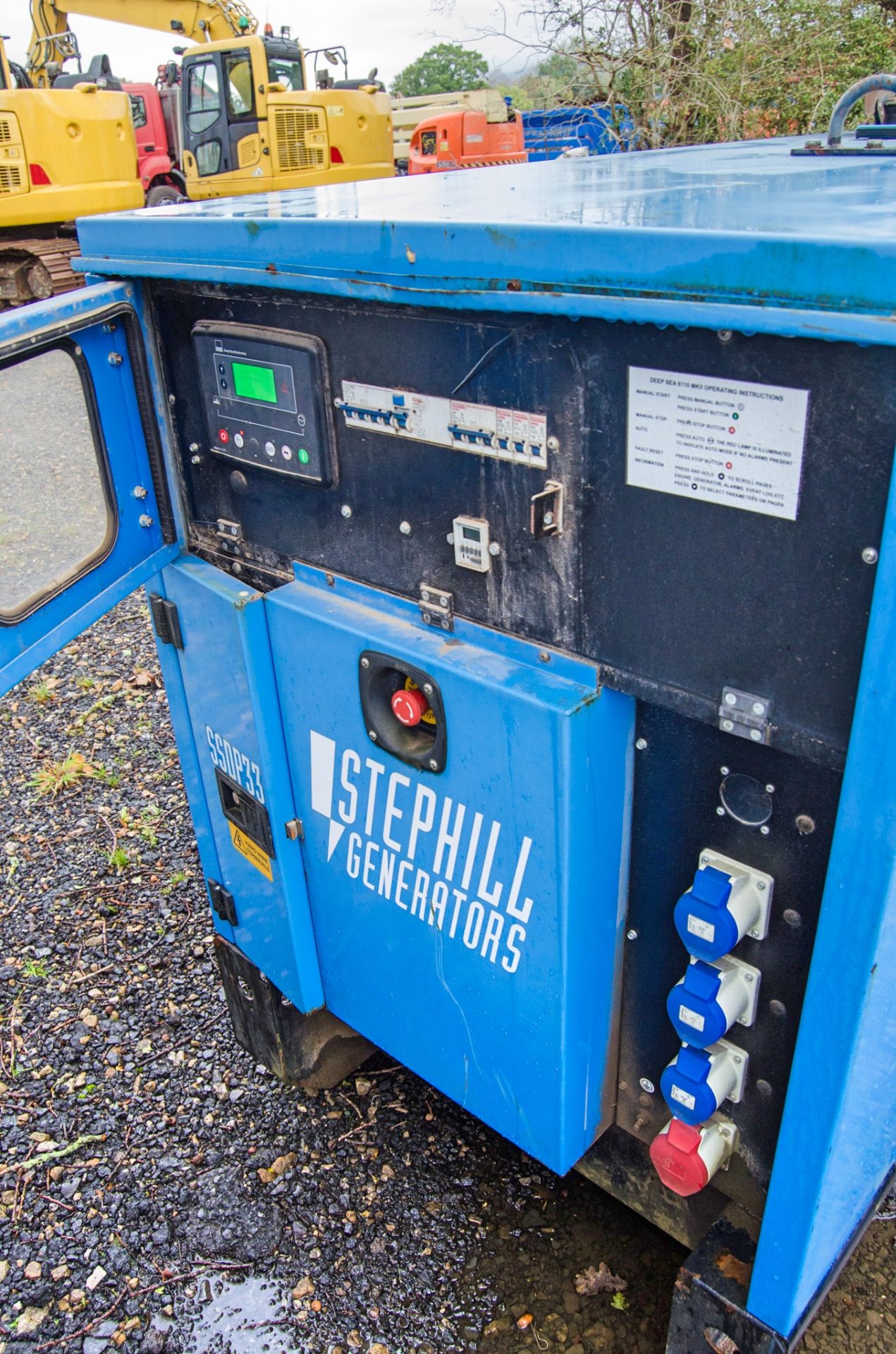 Stephill SSDP33 33 kva diesel driven generator Year: 2016 S/N: 607485 Recorded Hours: 10345 2398 - Image 3 of 6