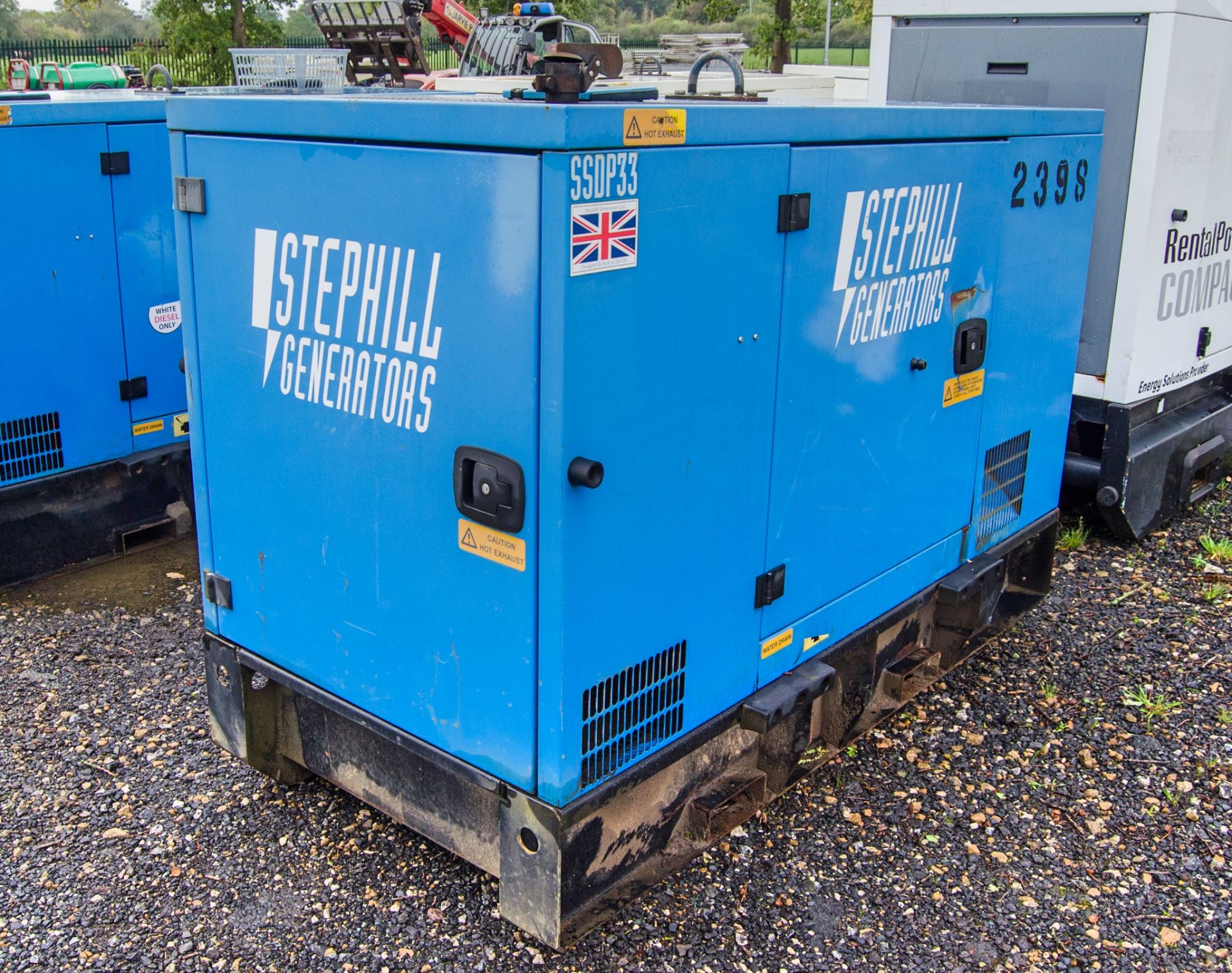 Stephill SSDP33 33 kva diesel driven generator Year: 2016 S/N: 607485 Recorded Hours: 10345 2398 - Image 2 of 6