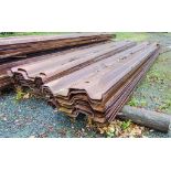 19 - 16ft x 2ft steel sheet piles