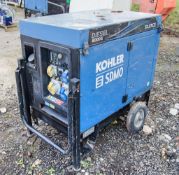 SDMO 6000E diesel driven 6 kva generator Recorded hours: 1705 A941696