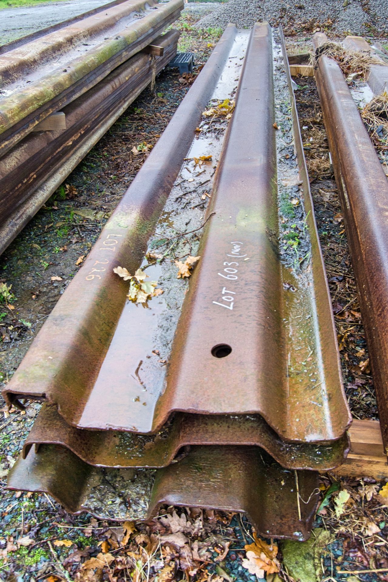 6 - 19ft x 2ft steel sheet piles