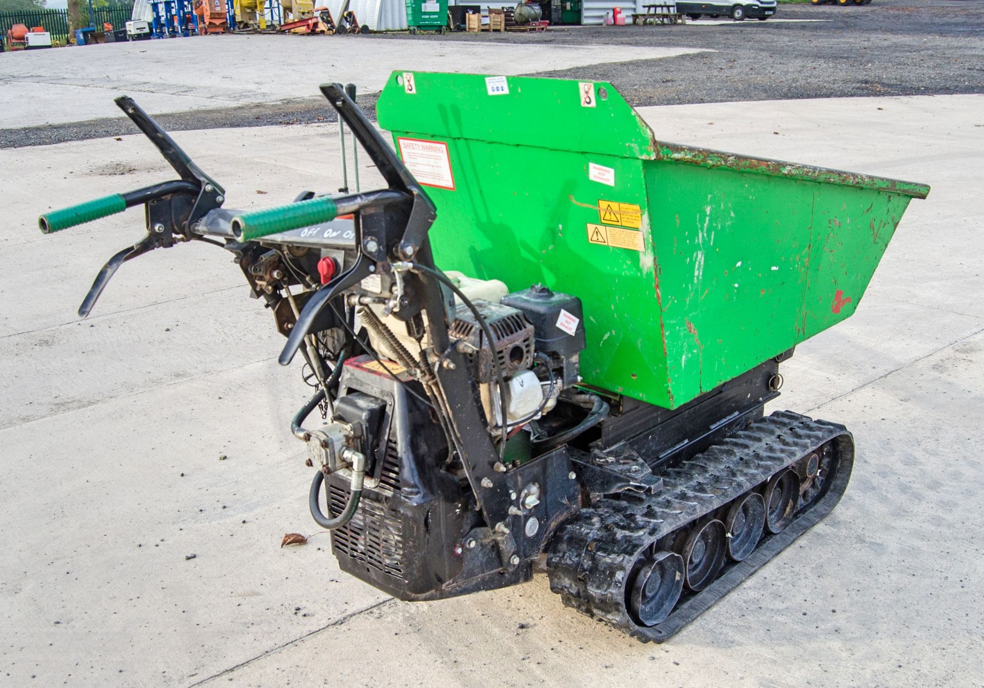 Honda TD500HL 500kg petrol driven rubber tracked hi-tip dumper A786915 - Image 3 of 16