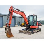 Kubota U55-4 5.5 tonne rubber tracked excavator Year: 2014 S/N: 52734 Recorded Hours: 3807 blade,