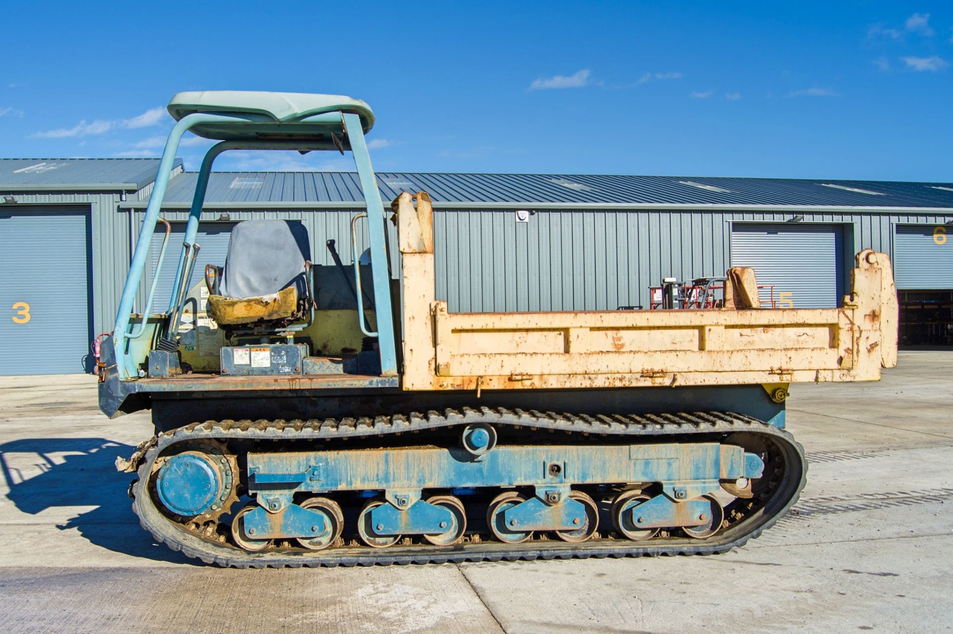 Yanmar C50R-2 5 tonne rubber tracked dumper Recorded Hours: Not shown (Clock missing) ** No VAT on - Image 7 of 25