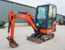 Kubota KX016-4 1.5 tonne rubber tracked mini excavator Year: 2017 S/N: 61111 Recorded Hours: 2408