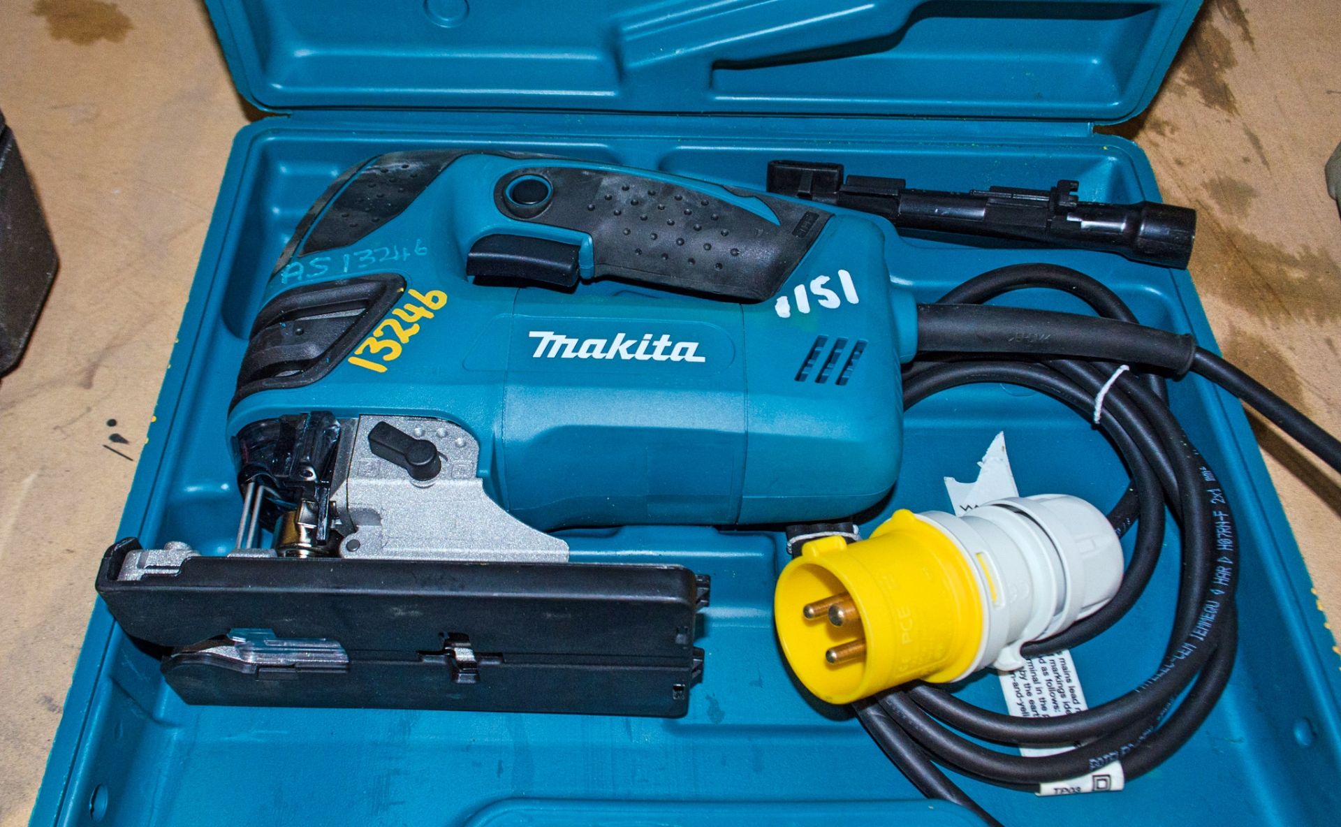 Makita 4350FCT 110v jigsaw c/w carry case 13246