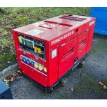 Shindaiwa Powercenter 15 15 kva diesel driven generator Year: 2018 S/N: 000168 Recorded Hours: