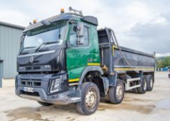 Volvo FMX 410 8x4 32 tonne tipper lorry Registration Number: PO66 VFM Date of Registration: 01/09/