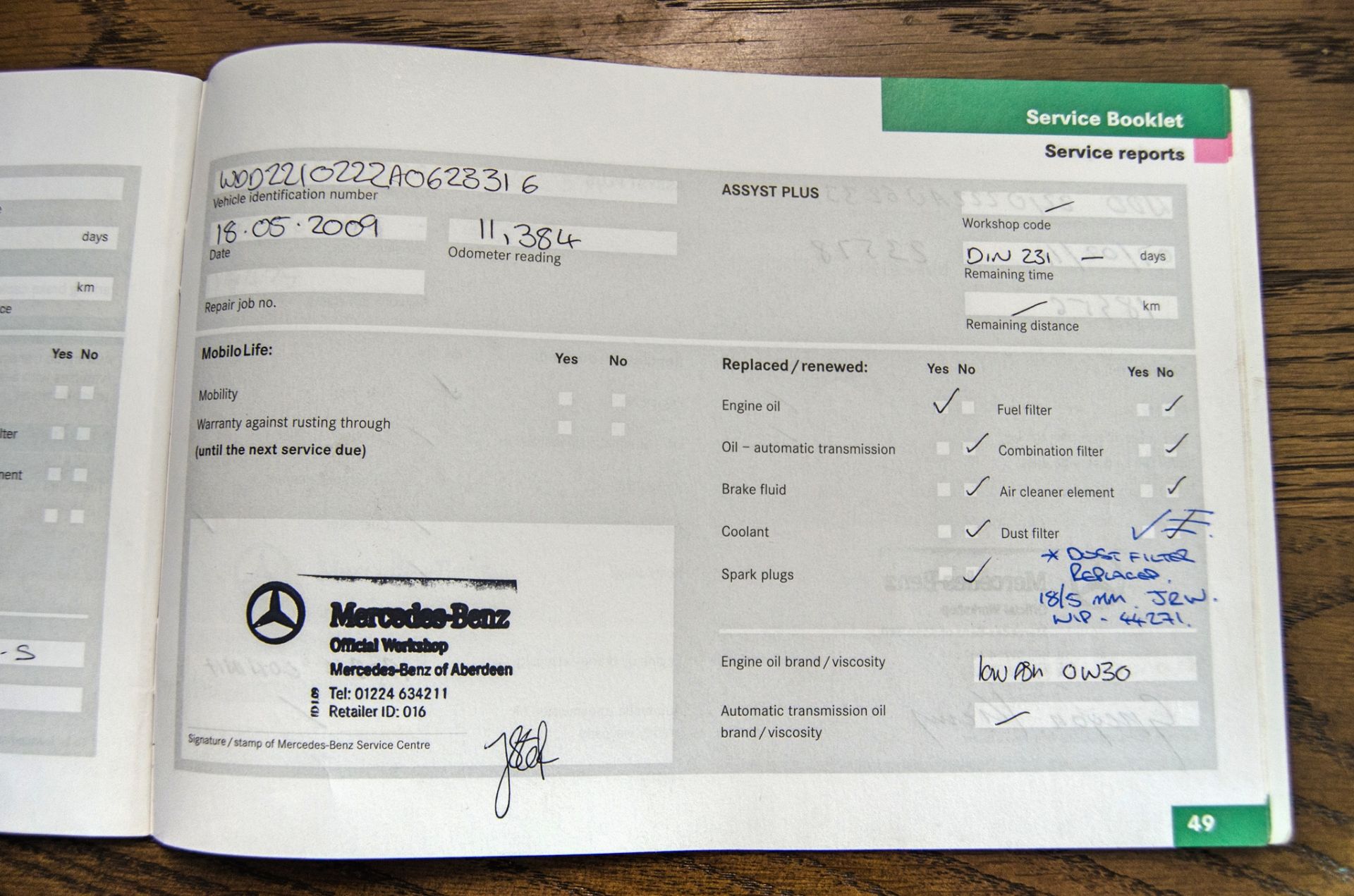 Mercedes Benz S320 CDi 2987cc diesel V6 automatic 4 door saloon car Registration Number: SP06 HKC - Image 36 of 43
