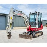 Takeuchi TB230 3 tonne rubber tracked excavator Year: 2018 S/N: 130003684 Recorded Hours: 2668