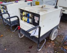 Stephill 6 kva diesel driven generator Recorded Hours: 2314 EXP1973 ** Engine parts missing &