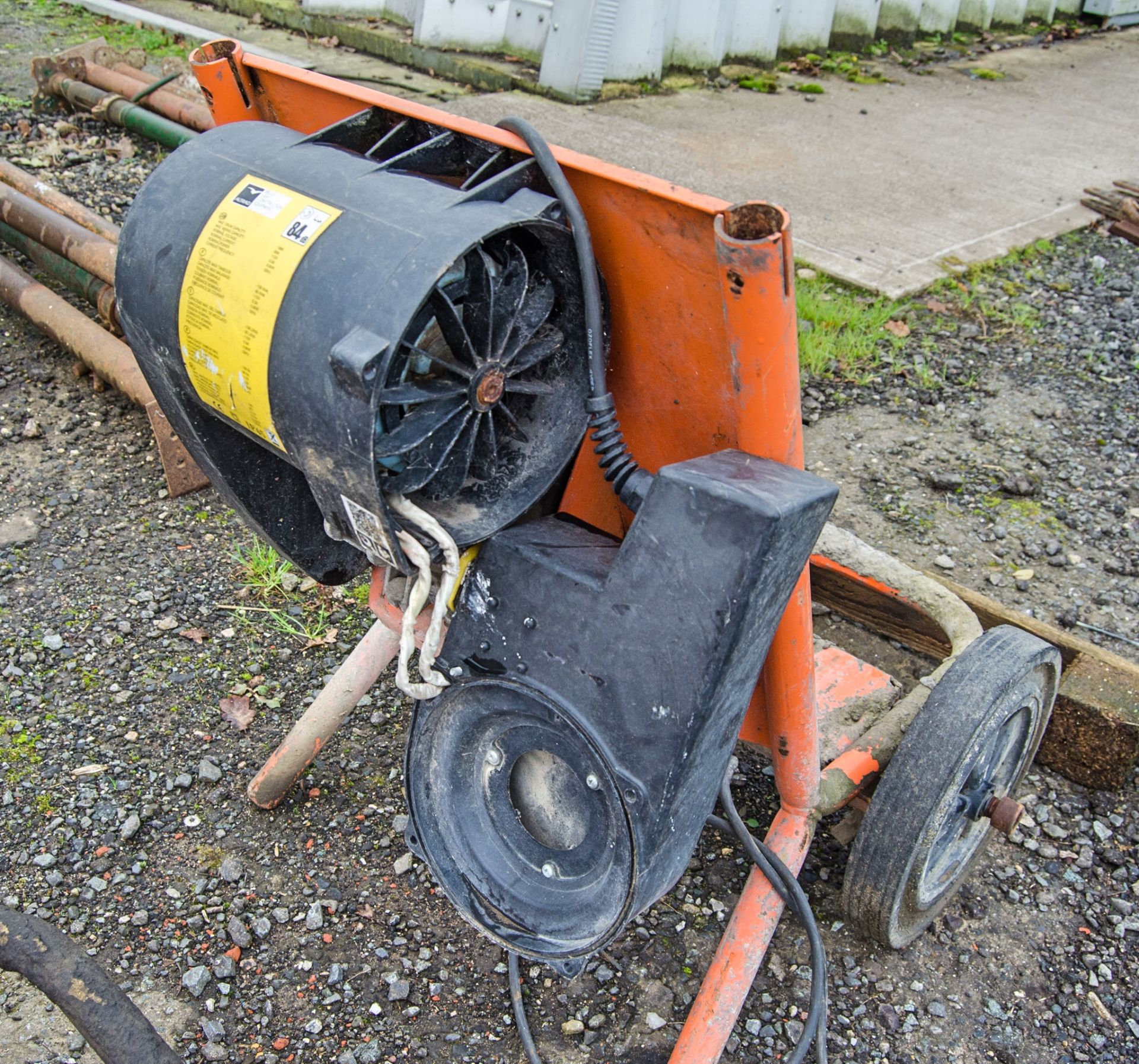 2 - Belle Minimix 150 110v cement mixers ** Both with no drums and one with motor parts missing ** - Image 3 of 3