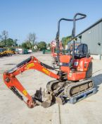 Kubota KX008-3 0.8 tonne rubber tracked micro excavator Year: 2019 S/N: 31814 Recorded Hours: 1318