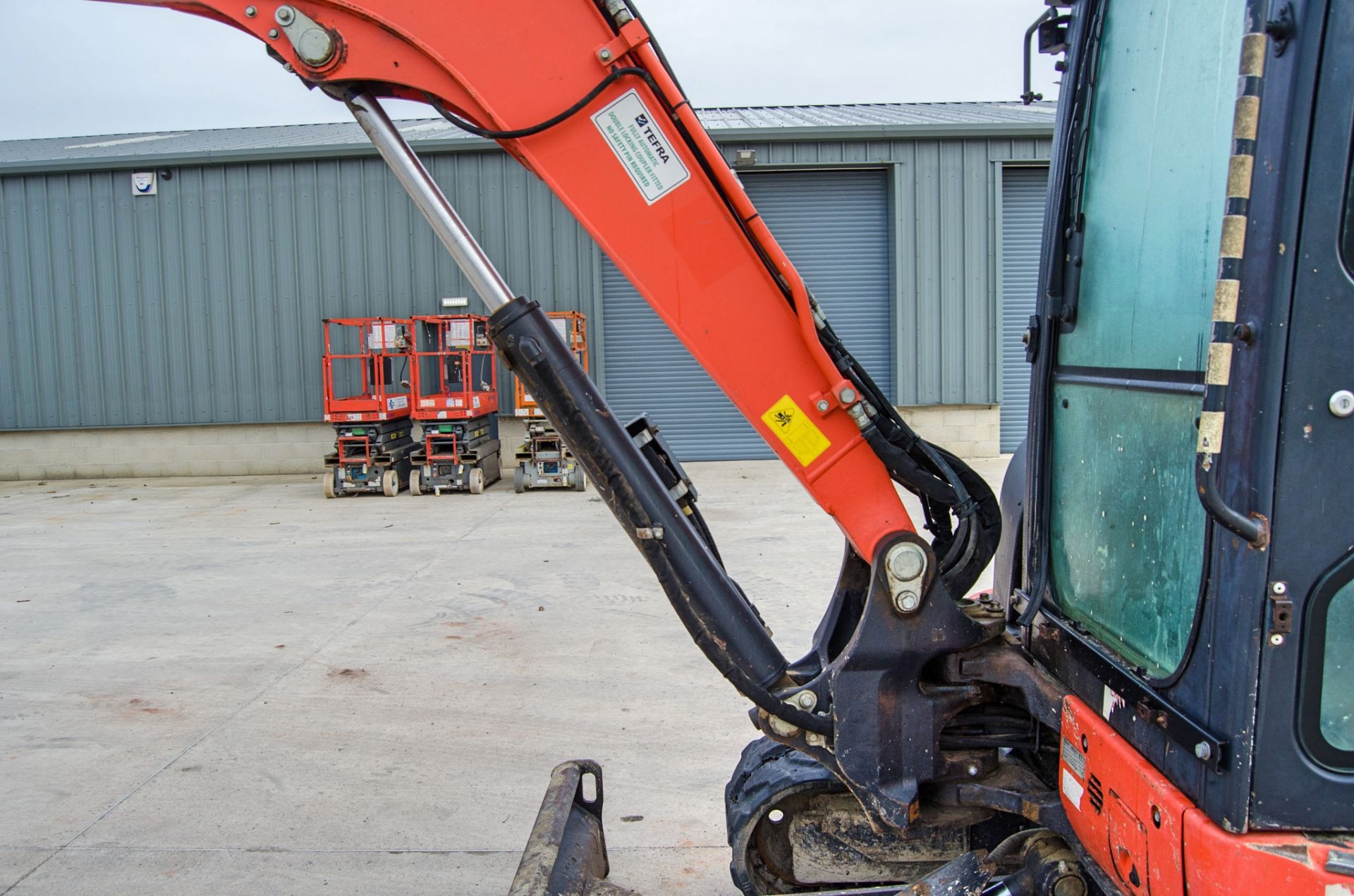 Kubota U55-4 5.5 tonne rubber tracked excavator Year: 2014 S/N: 52734 Recorded Hours: 3807 blade, - Image 17 of 27