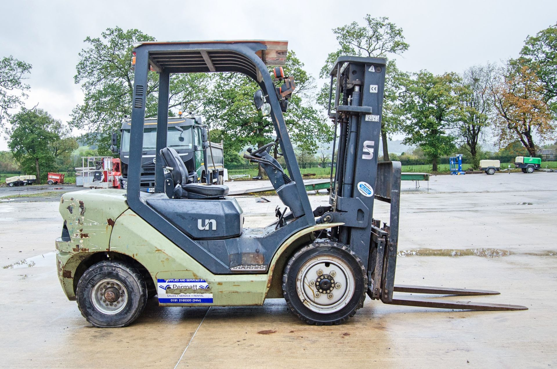 Sino-American FD30T-JE 3 tonne diesel driven fork lift truck S/N: 110301721 Recorded Hours: Not - Image 8 of 18