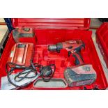 Hilti SF 6H-A22 22v cordless drill c/w 2 batteries, charger and carry case EXP3116